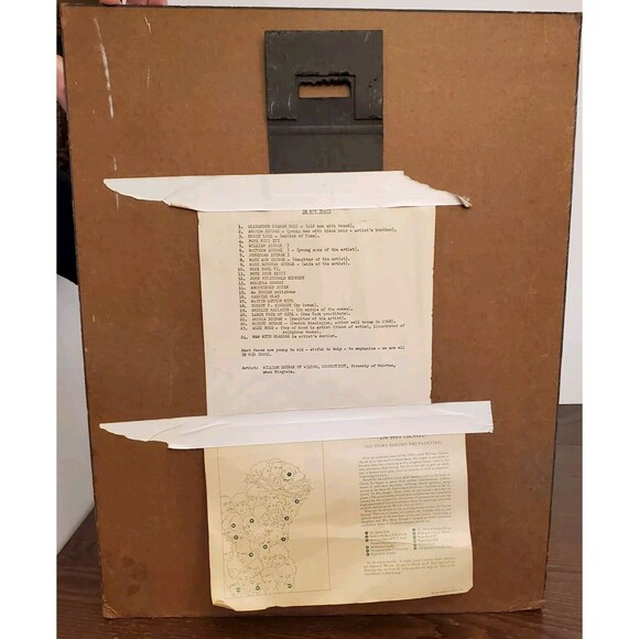 Vintage William Zdinak IN HIS IMAGE Art Print - Hardboard Mounting 23"x 0.5"x18" - Picture 2 of 16